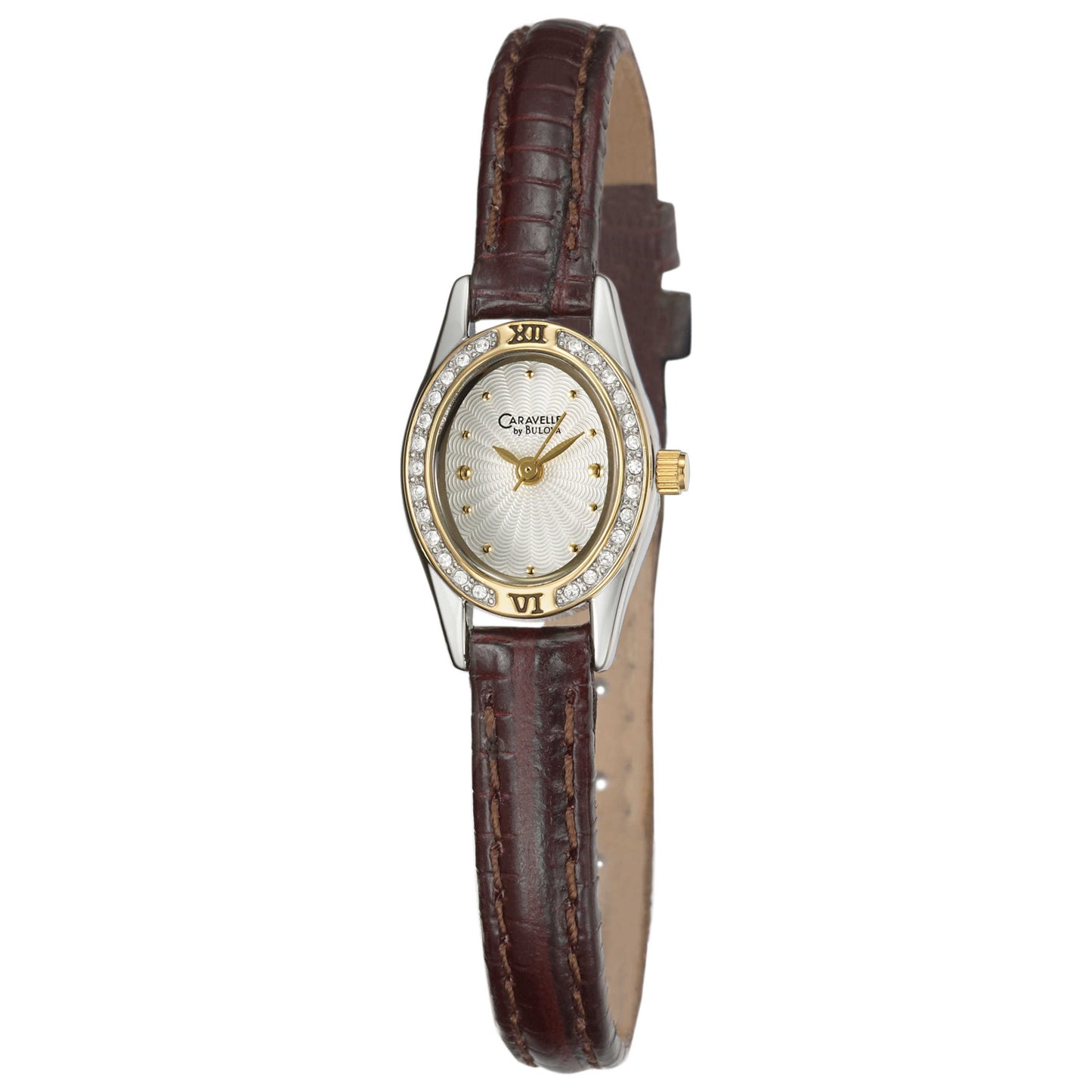 Front view of Caravelle Crystal Women's Quartz Watch 45L119