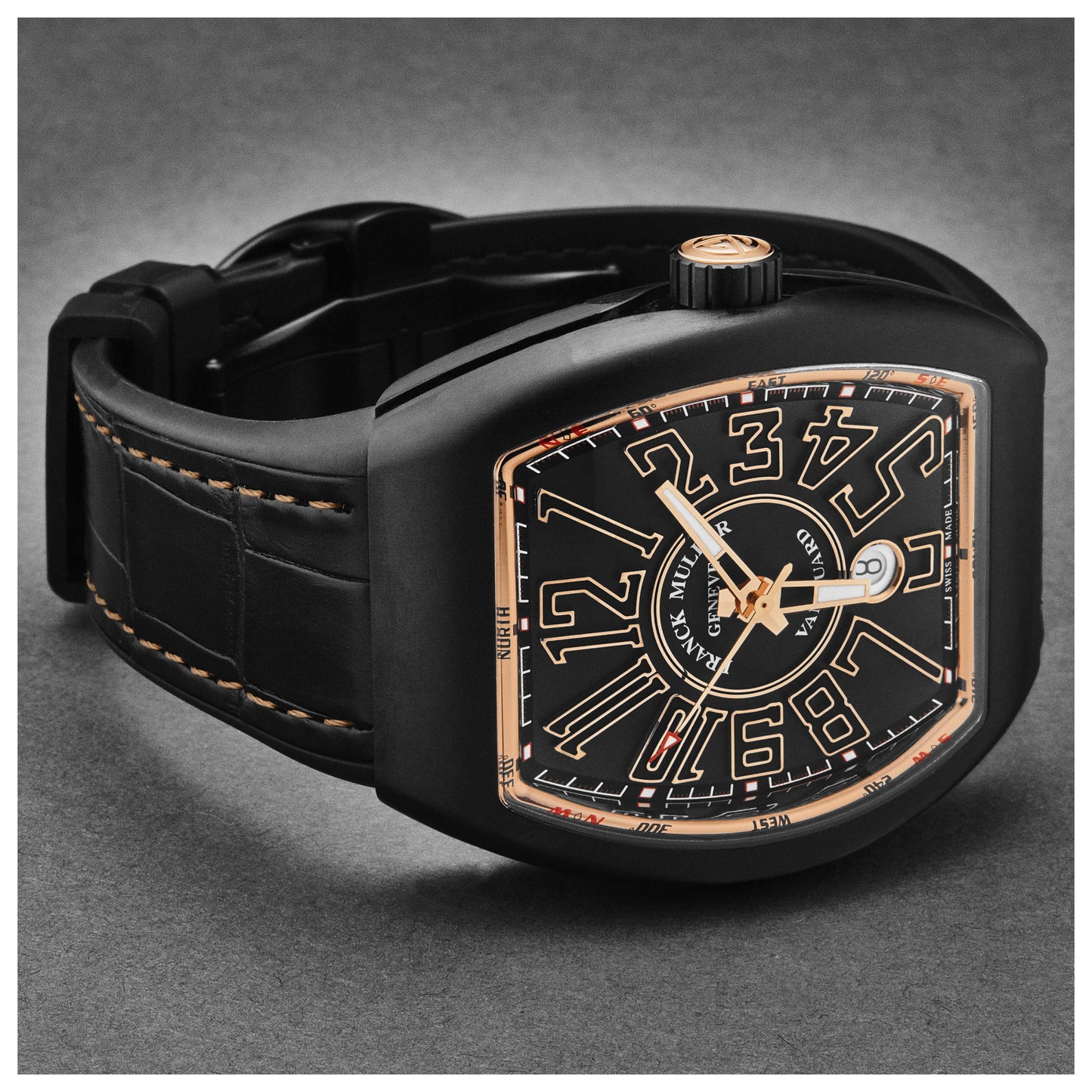 Franck Muller Vanguard Men's Automatic Watch 45SCBLKBLKGLD3 - Image #2