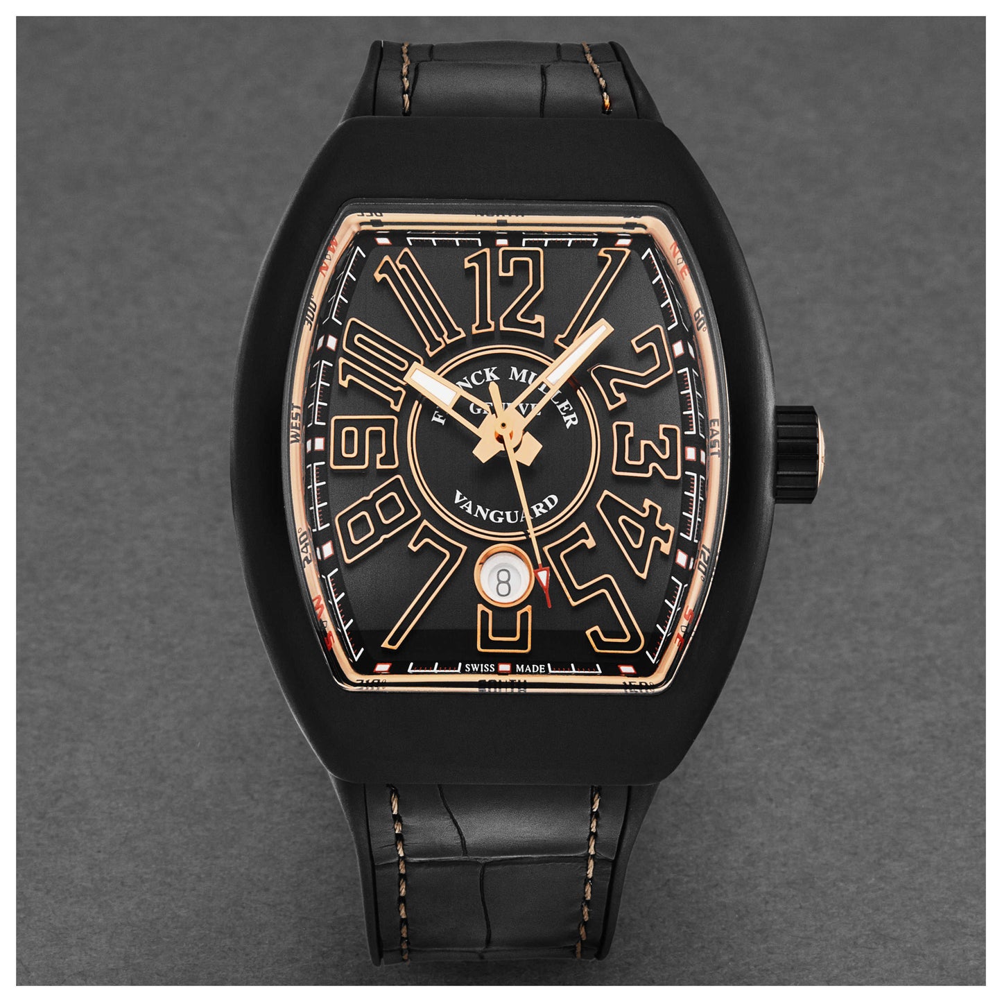 Franck Muller Vanguard Men's Automatic Watch 45SCBLKBLKGLD3 - Image #3