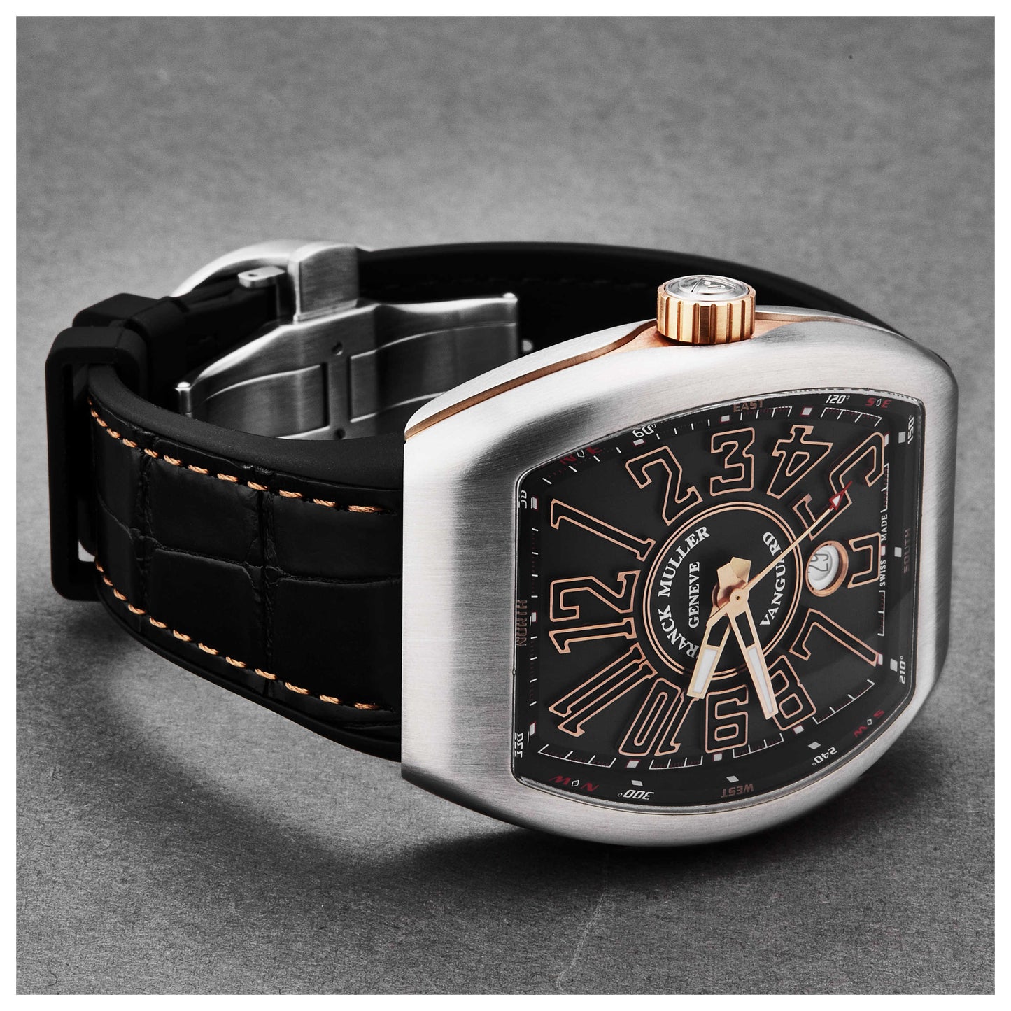 Franck Muller Vanguard Men's Automatic Watch 45SCBLKBLKSTG5N - Image #5