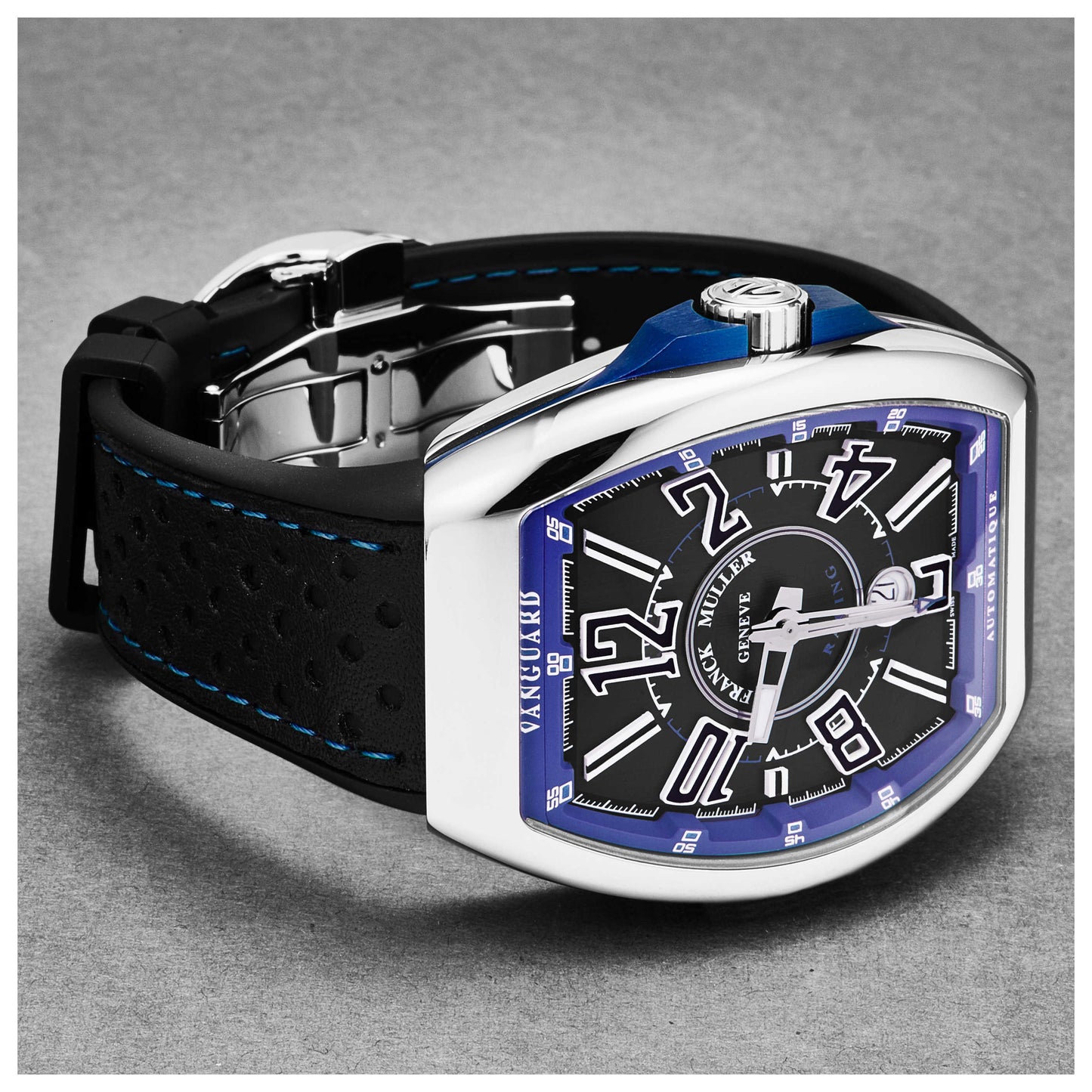 Franck Muller Vanguard Racing Men's Automatic Watch 45SCRACINGBLKBU - Image #5
