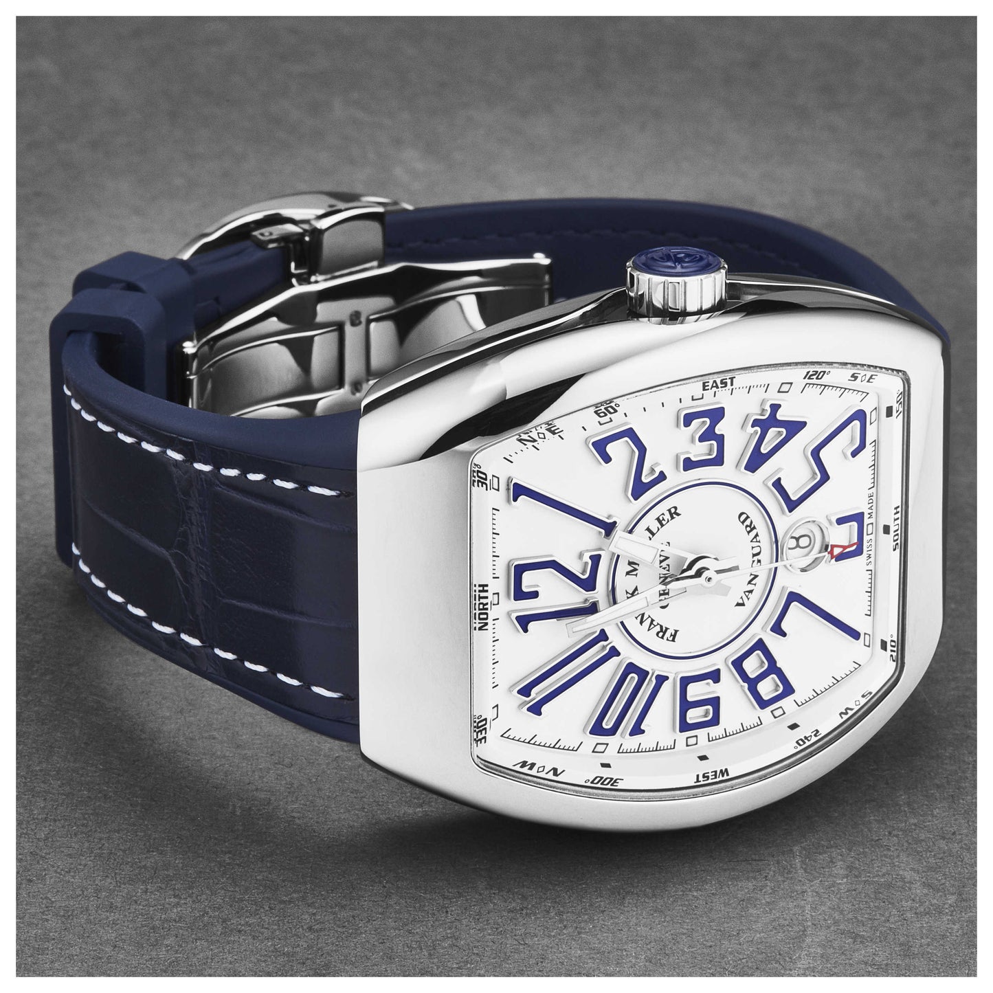 Franck Muller Vanguard Men's Automatic Watch 45SCWHTWHTBLU-3 - Image #5
