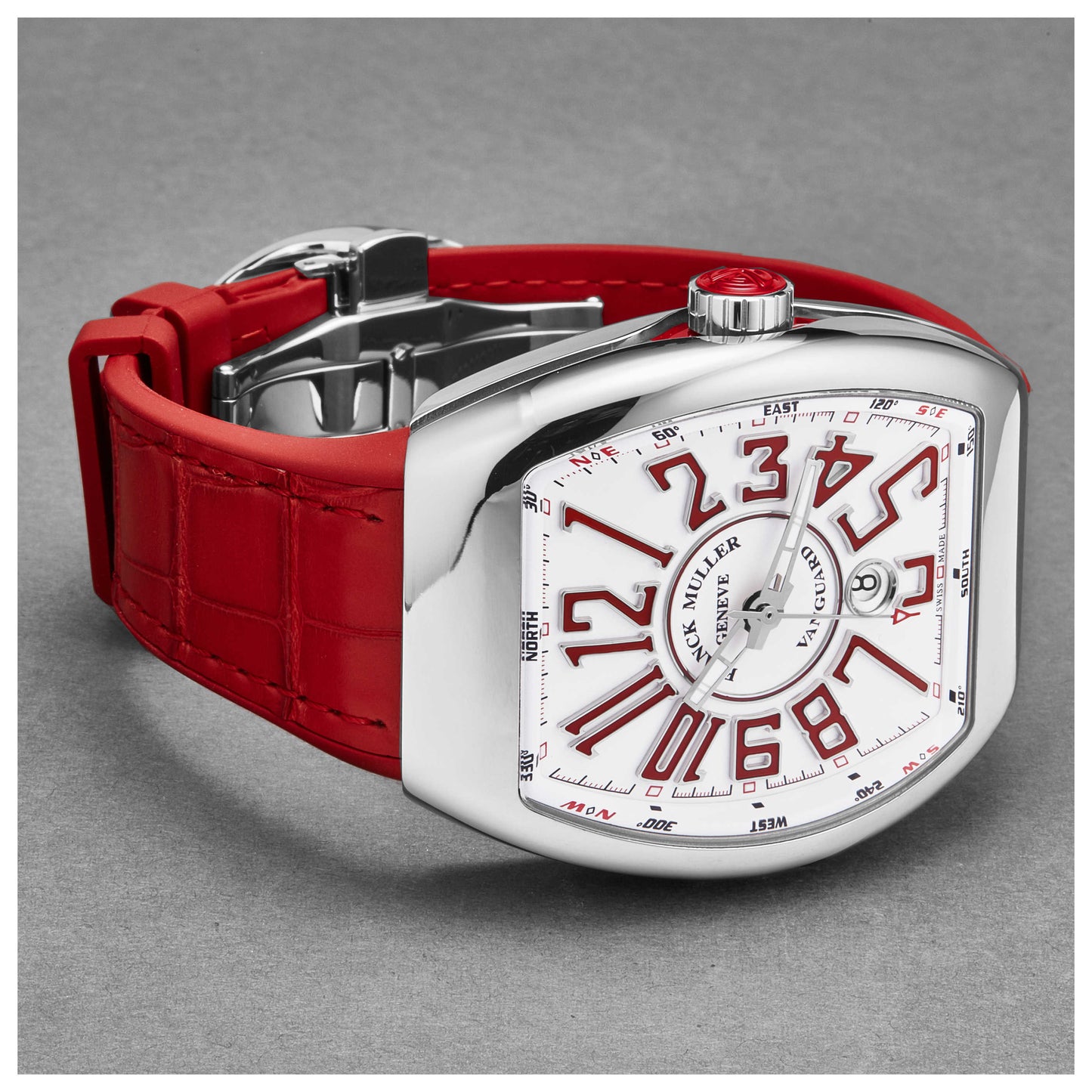 Franck Muller Vanguard Men's Automatic Watch 45SCWHTWHTRED - Image #5