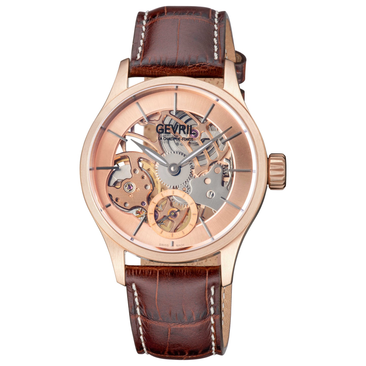 Front view of Gevril Five Points Men's Manual-Wind Watch 46120