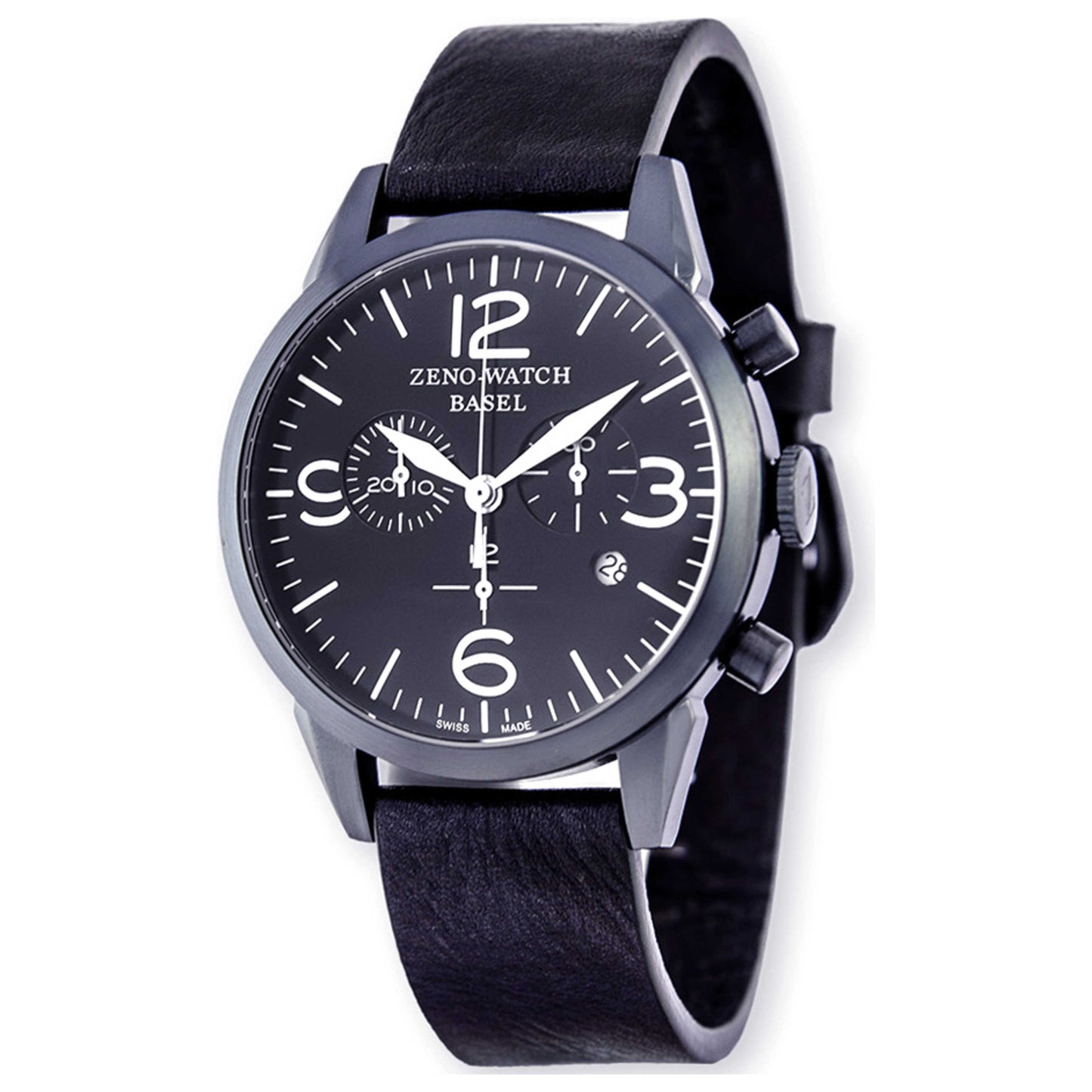 Front view of Zeno Vintage Men's Quartz Watch 4773Q-BL-I1