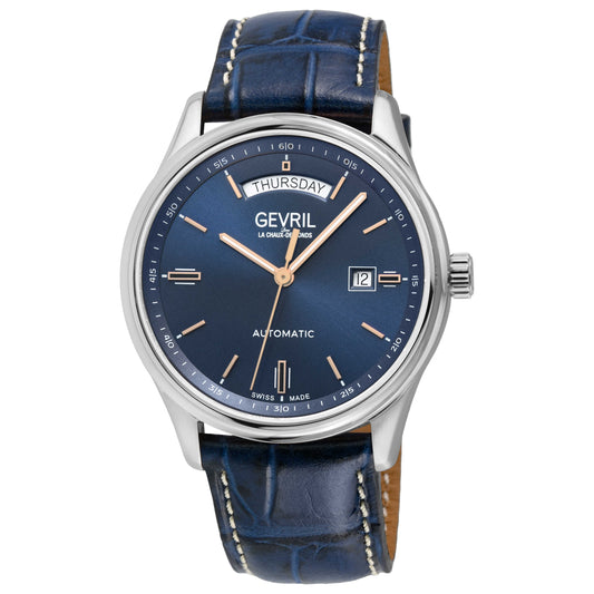 Front view of Gevril Excelsior Men's Automatic Watch 48202