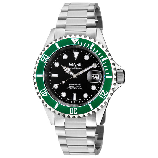 Front view of Gevril Wallstreet Men's Automatic Watch 4852A