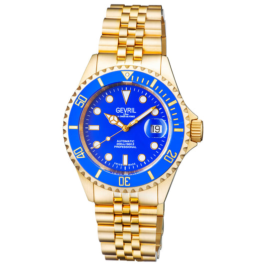Front view of Gevril Wall Street Men's Automatic Watch 4854B