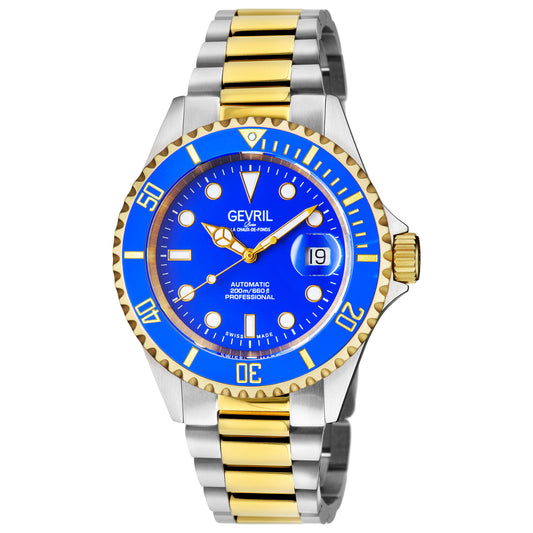 Front view of Gevril Wallstreet Men's Automatic Watch 4856A