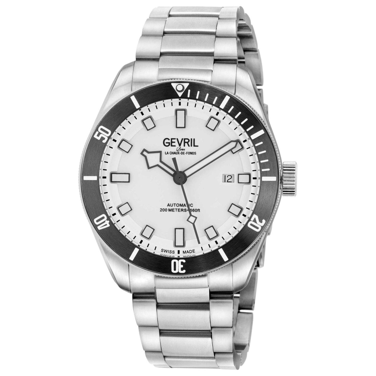 Front view of Gevril Yorkville Men's Automatic Watch 48611B