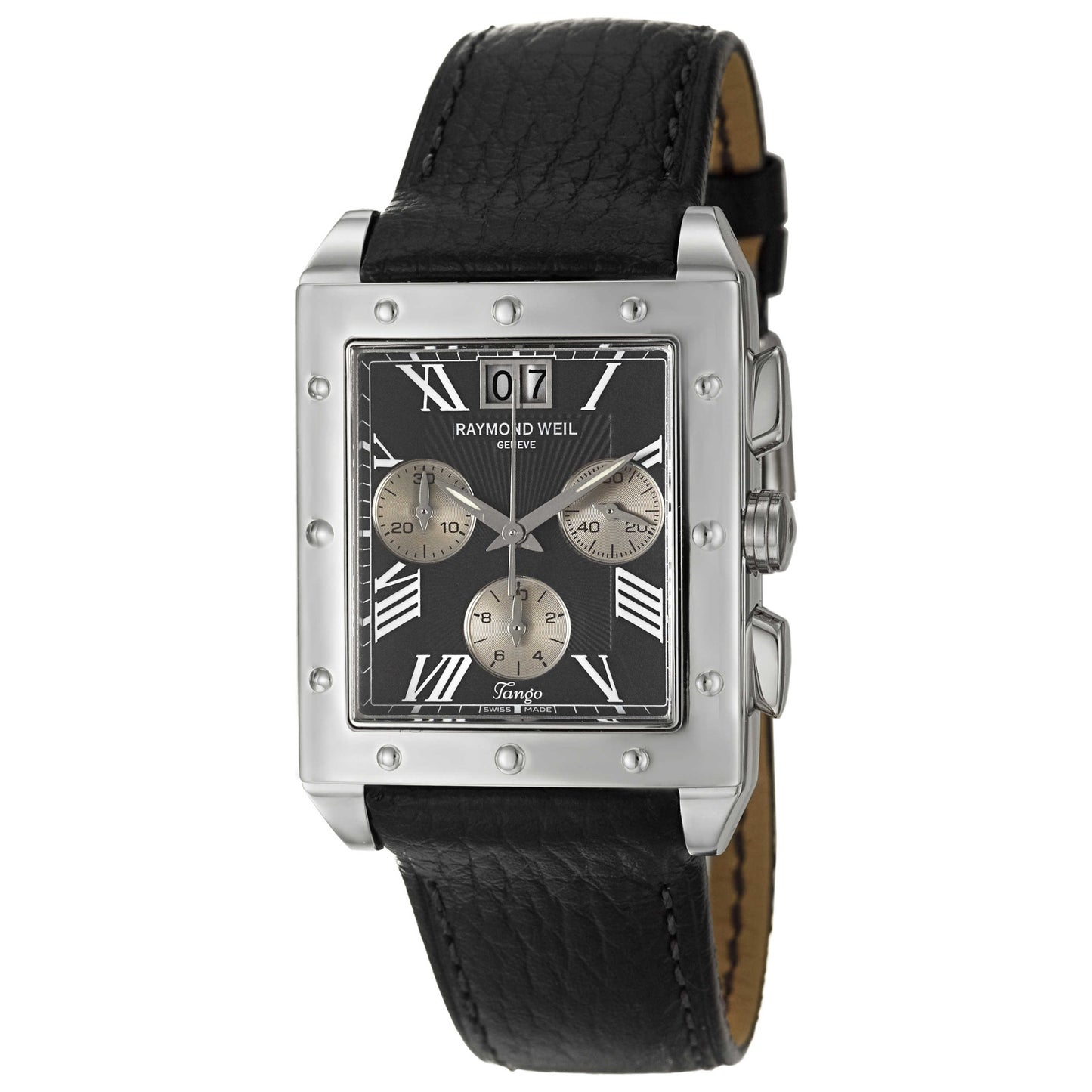 Front view of Raymond Weil Tango Men's Swiss Quartz (Battery-Powered) Watch 4881-STC-00209