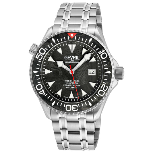 Front view of Gevril Hudson Yards Men's Automatic Watch 48850B