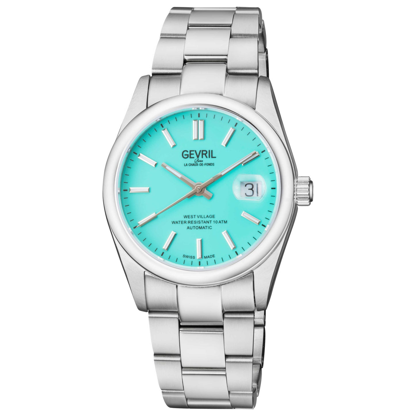 Front view of Gevril West Village Men's Automatic Watch 48913