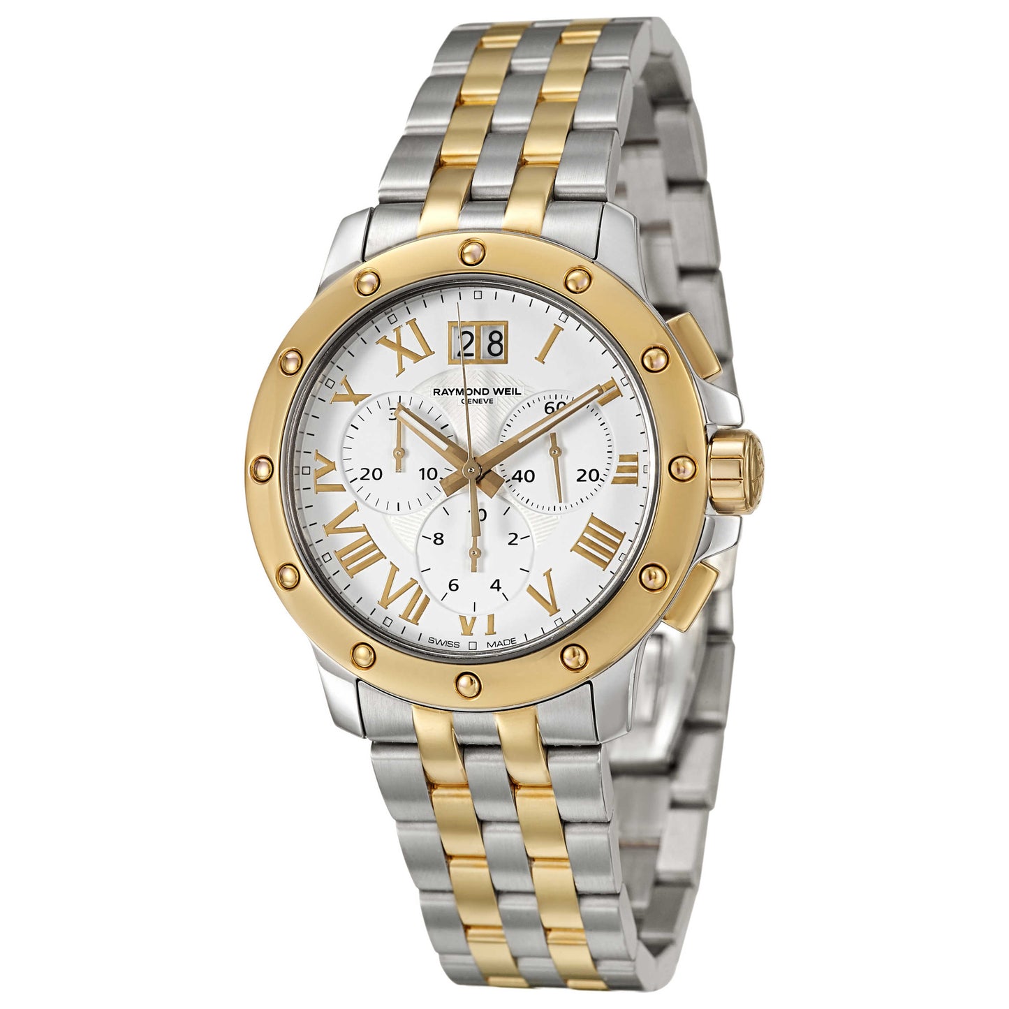 Front view of Raymond Weil Tango Men's Swiss Quartz (Battery-Powered) Watch 4899-STP-00308