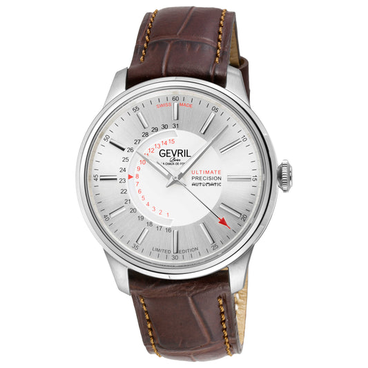 Front view of Gevril Guggenheim Men's Automatic Watch 49205S