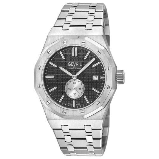 Front view of Gevril Gotham Men's Automatic Watch 49410B