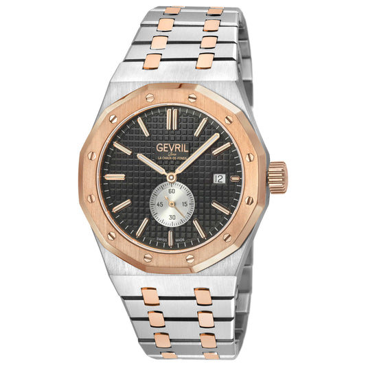 Front view of Gevril Gotham Men's Automatic Watch 49411B