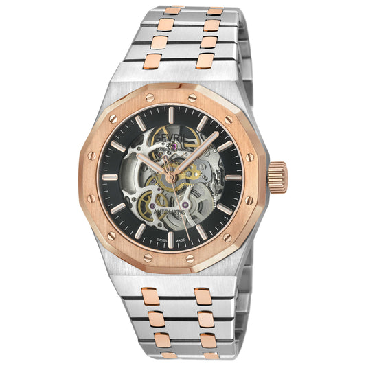 Front view of Gevril Gotham Men's Automatic Watch 49421B