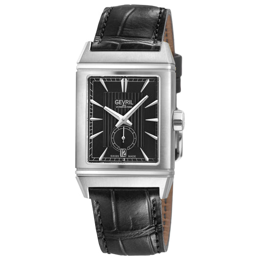 Front view of Gevril Time Square Men's Automatic Watch 49700