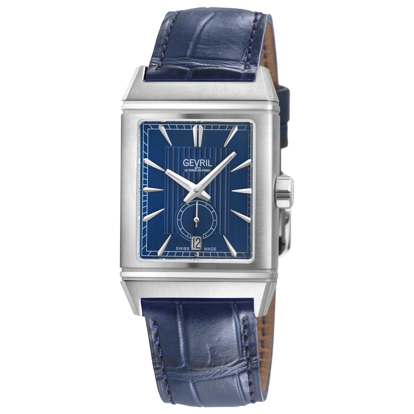 Front view of Gevril Time Square Men's Automatic Watch 49701