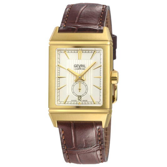 Front view of Gevril Time Square Men's Automatic Watch 49702