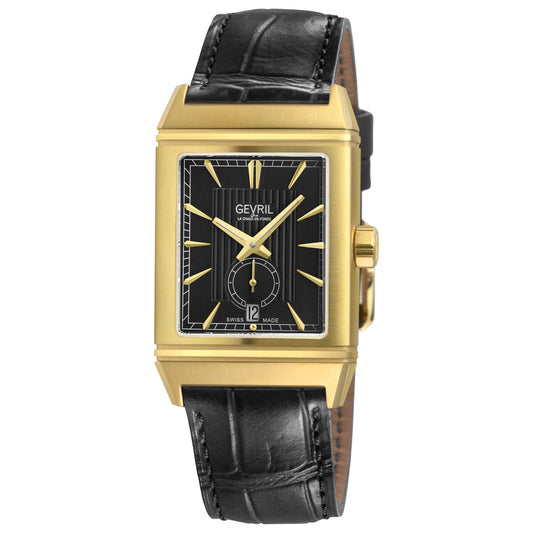 Front view of Gevril Time Square Men's Automatic Watch 49703