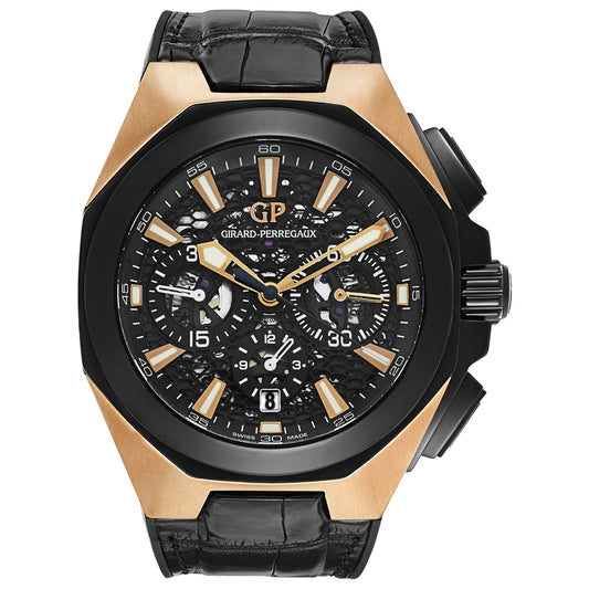 Front view of Girard-Perregaux Hawk Men's Automatic Watch 49971-34-632-BB6C