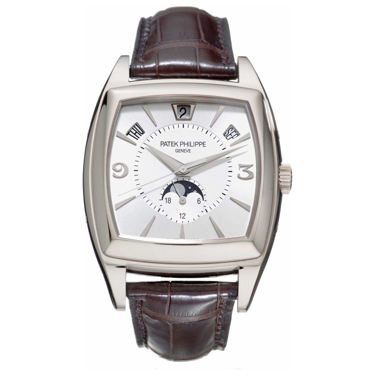 Front view of Patek Philippe Gondolo Men's Watch 5135G-001
