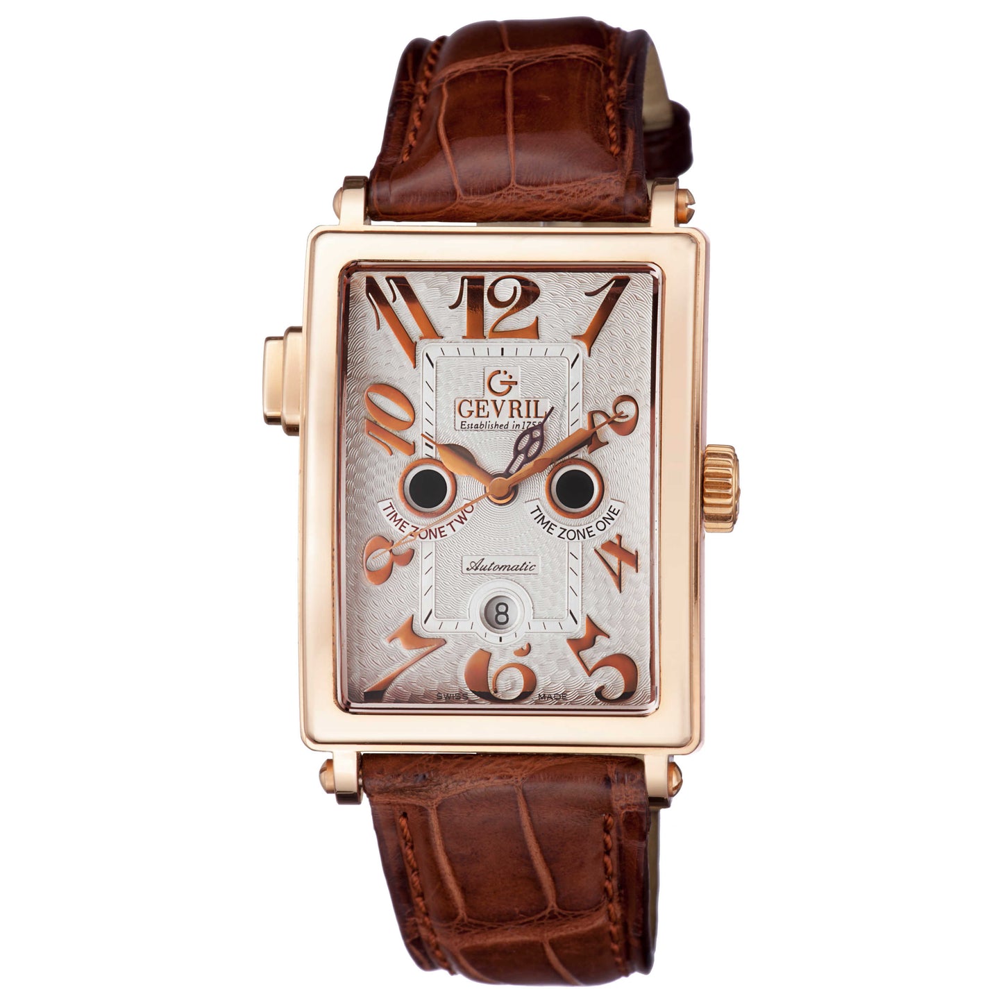 Front view of Gevril Avenue of Americas Serenade Men's Automatic Watch 5150R
