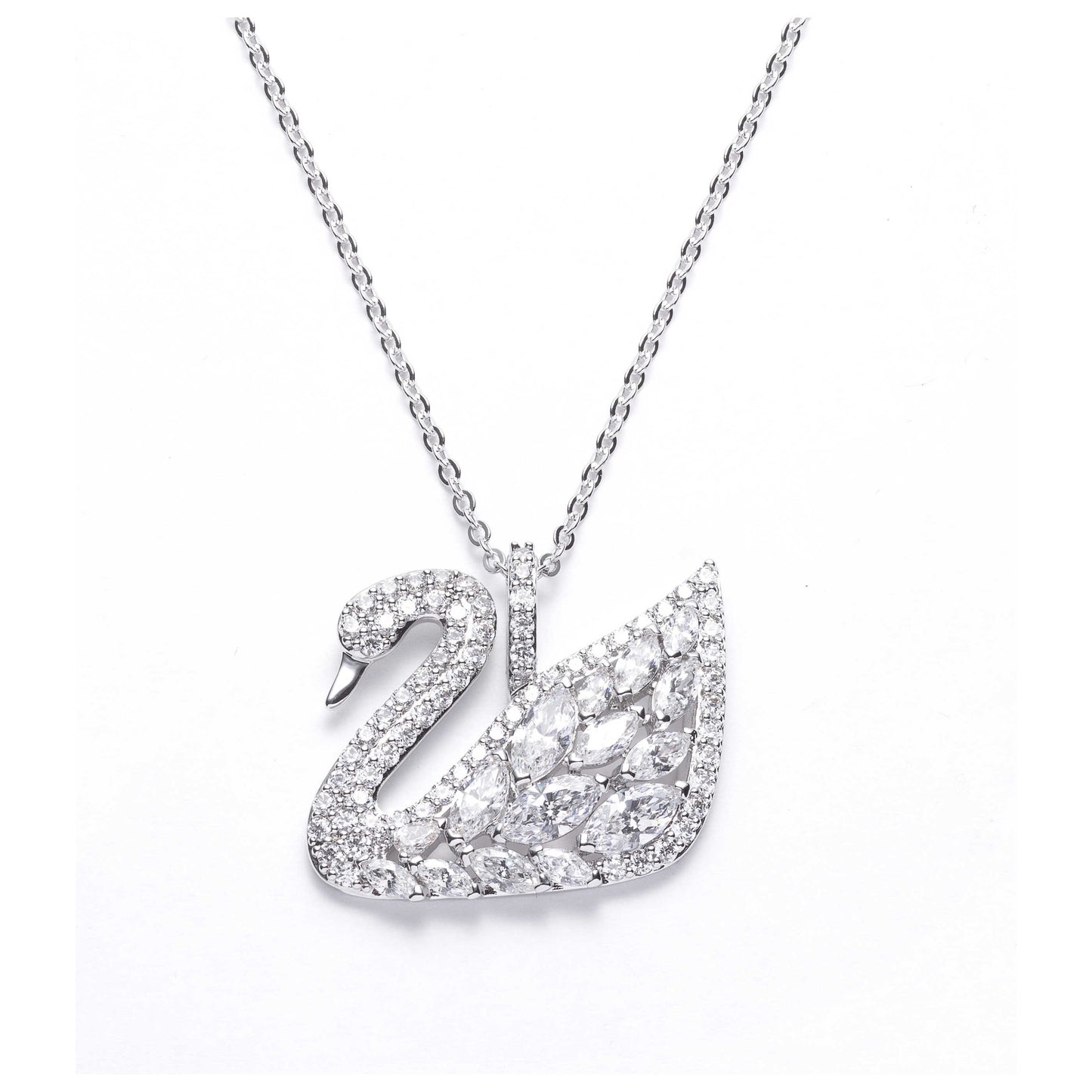Front view of Swarovski Swan Lake Women's Necklace 5169080
