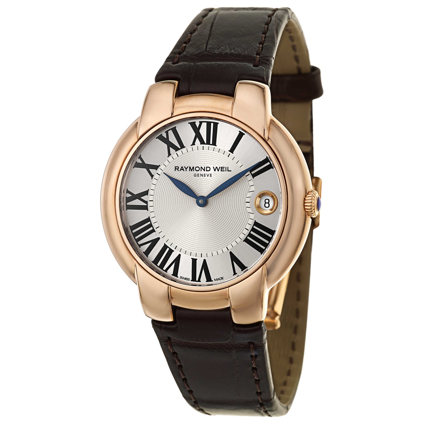 Front view of Raymond Weil Jasmine Women's Swiss Quartz (Battery-Powered) Watch 5235-PC5-00659