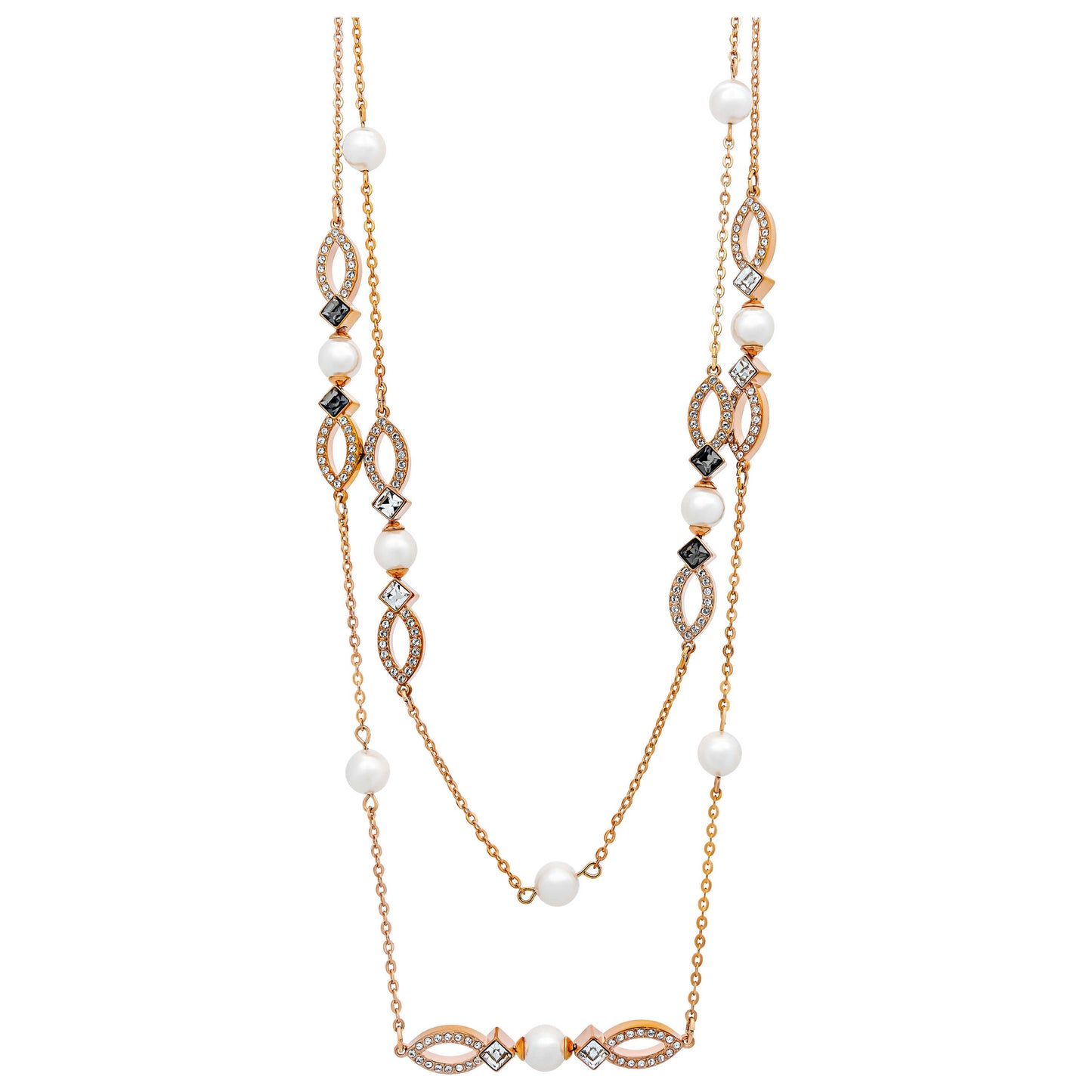 Front view of Swarovski Generosity Women's Necklace 5262424