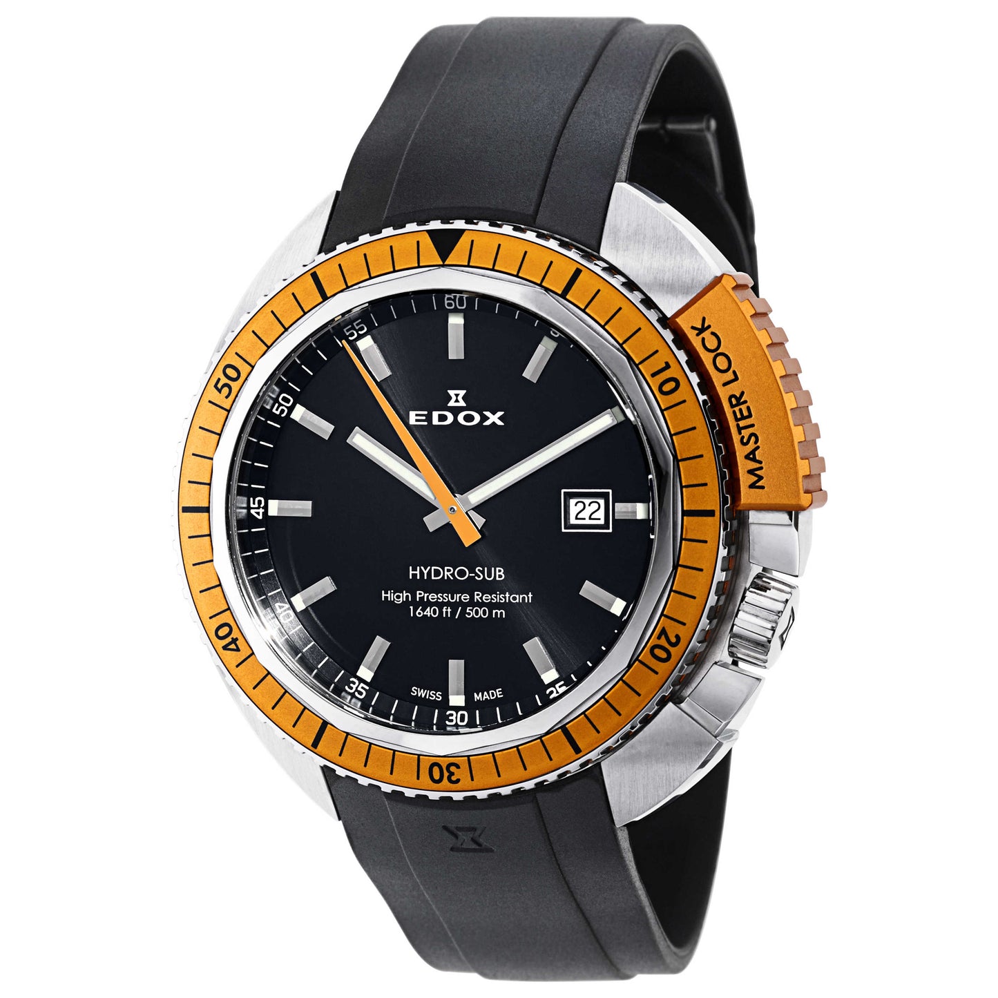 Edox Hydro-Sub Men's Swiss Quartz (Battery-Powered) Watch 53200-3OCA-NIN - Image #8