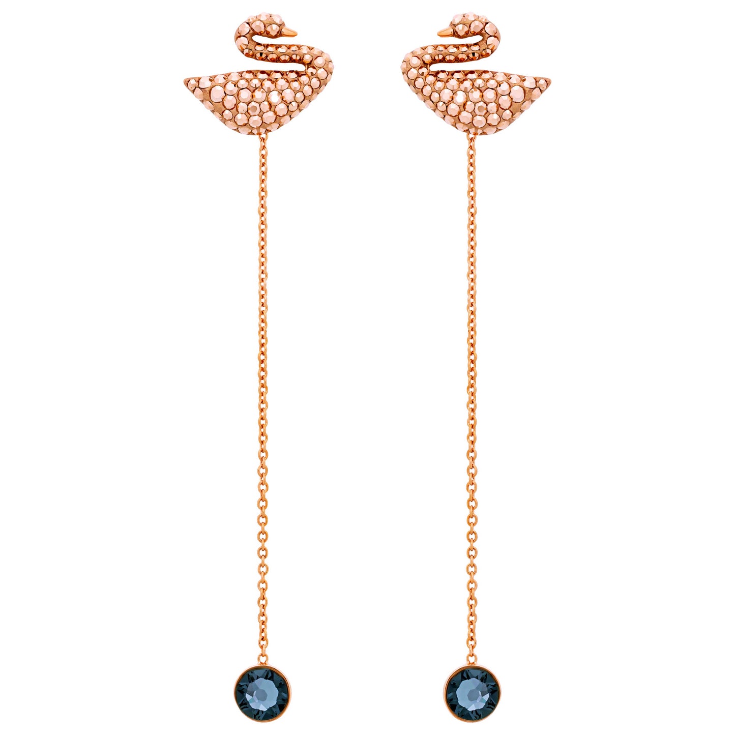 Front view of Swarovski Iconic Swan Women's Earrings 5373164