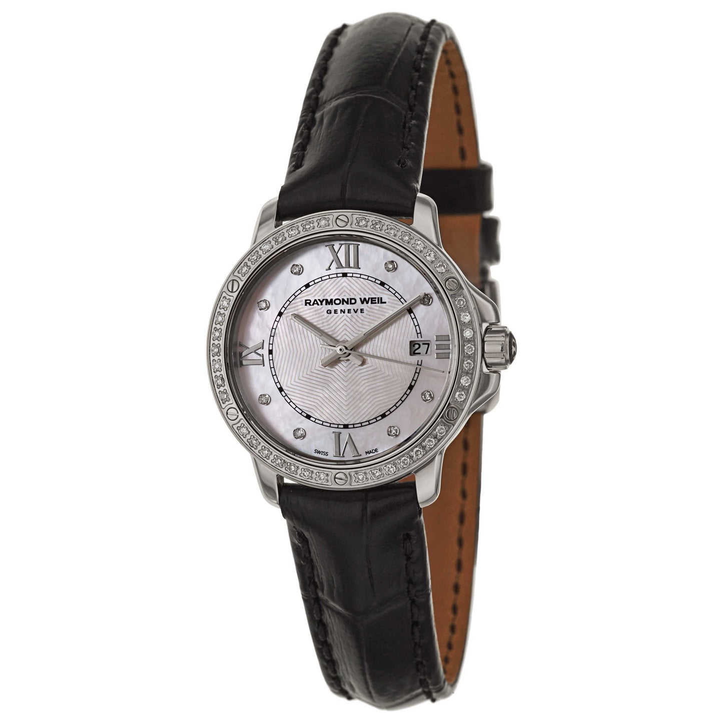 Front view of Raymond Weil Tango Women's Swiss Quartz (Battery-Powered) Watch 5391-LS1-00995