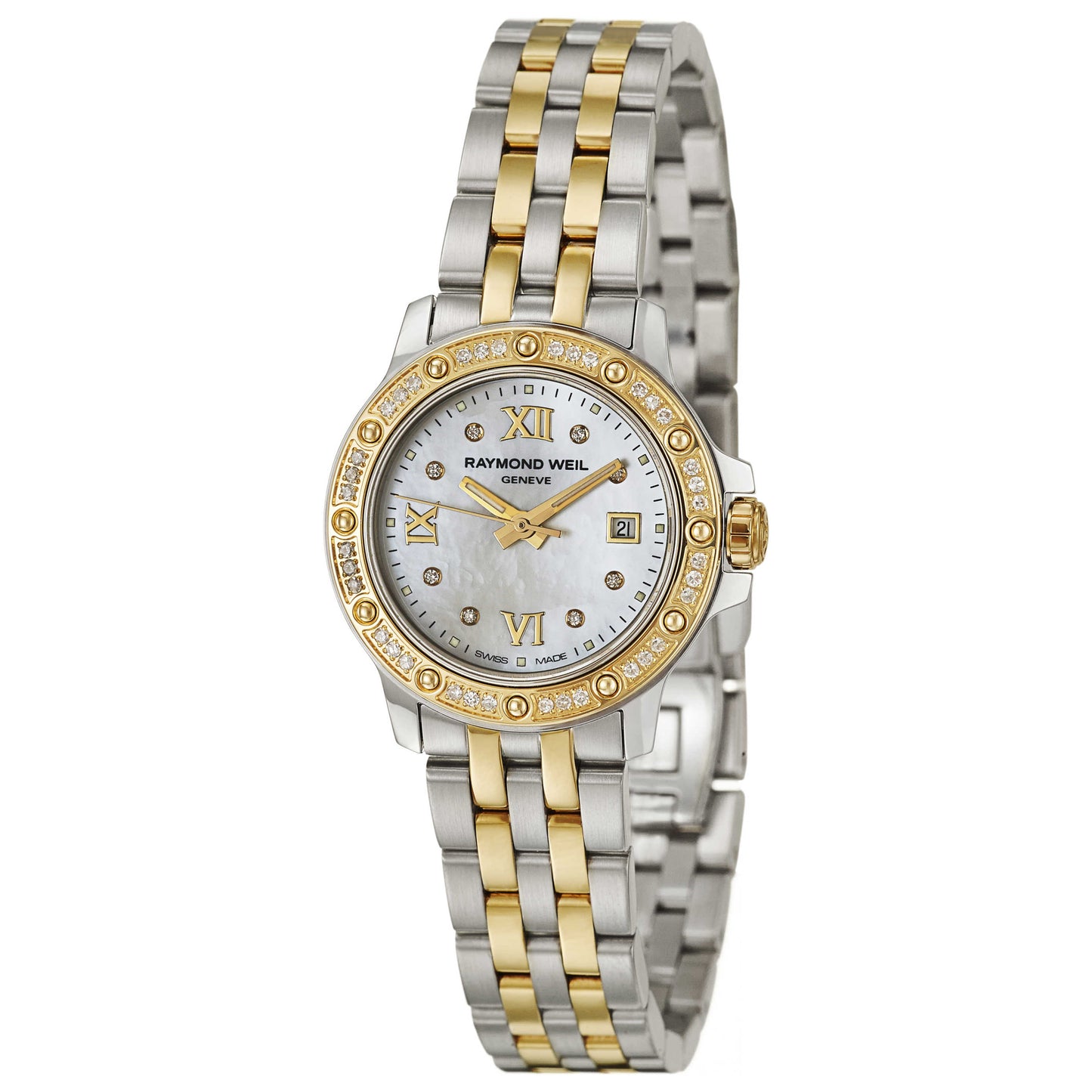 Front view of Raymond Weil Tango Women's Swiss Quartz (Battery-Powered) Watch 5399-SPS-00995