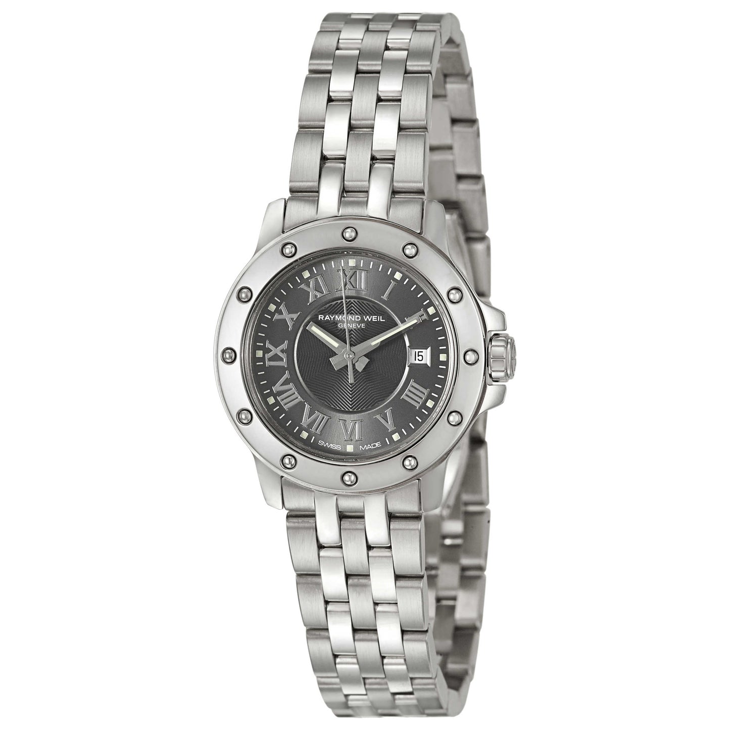 Front view of Raymond Weil Tango Women's Swiss Quartz (Battery-Powered) Watch 5399-ST-00608