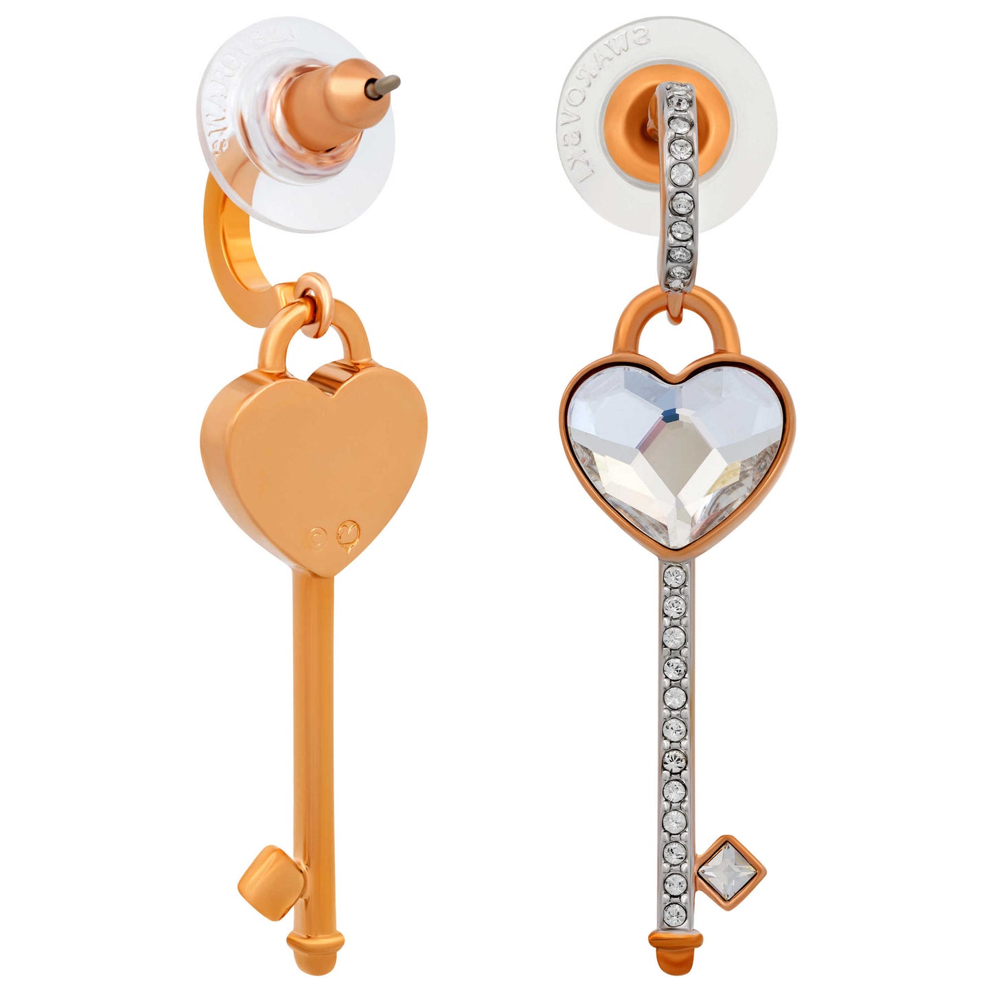 Left view of Swarovski Melt Your Heart Women's Earrings 5412410