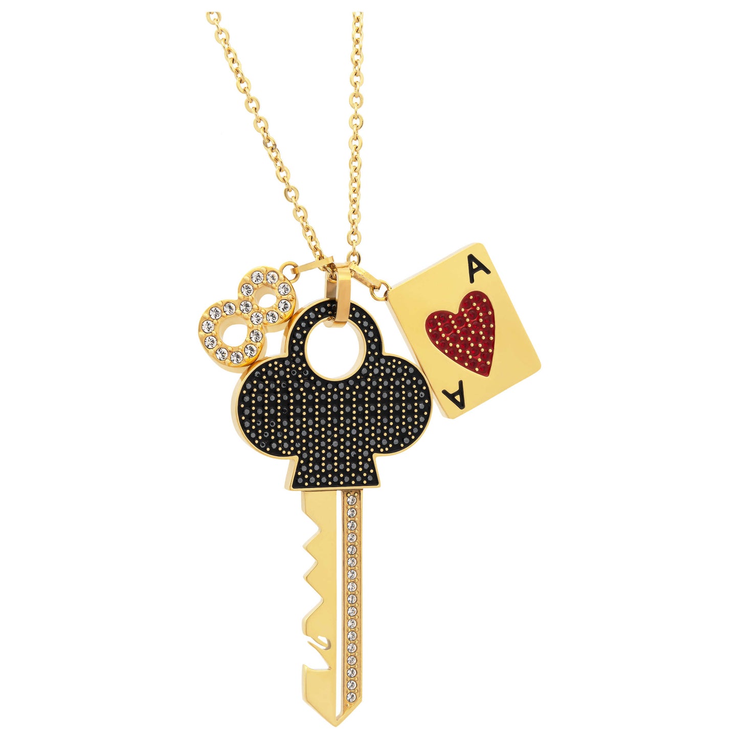 Front view of Swarovski Optimal Women's Necklace 5455025