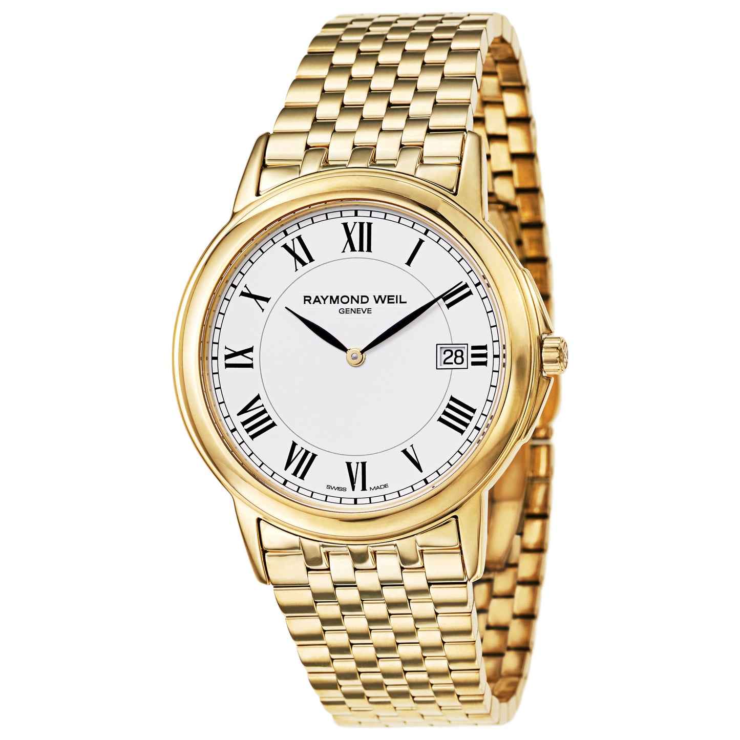 Front view of Raymond Weil Tradition Men's Swiss Quartz (Battery-Powered) Watch 5466-P-00300
