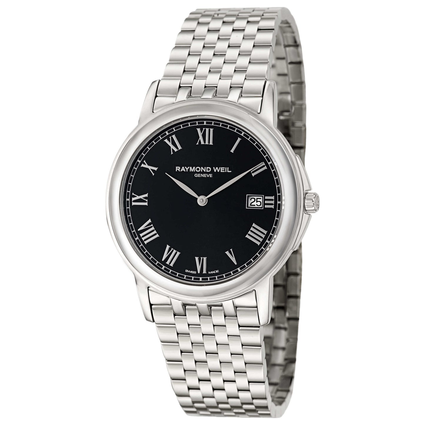 Front view of Raymond Weil Tradition Men's Swiss Quartz (Battery-Powered) Watch 5466-ST-00208