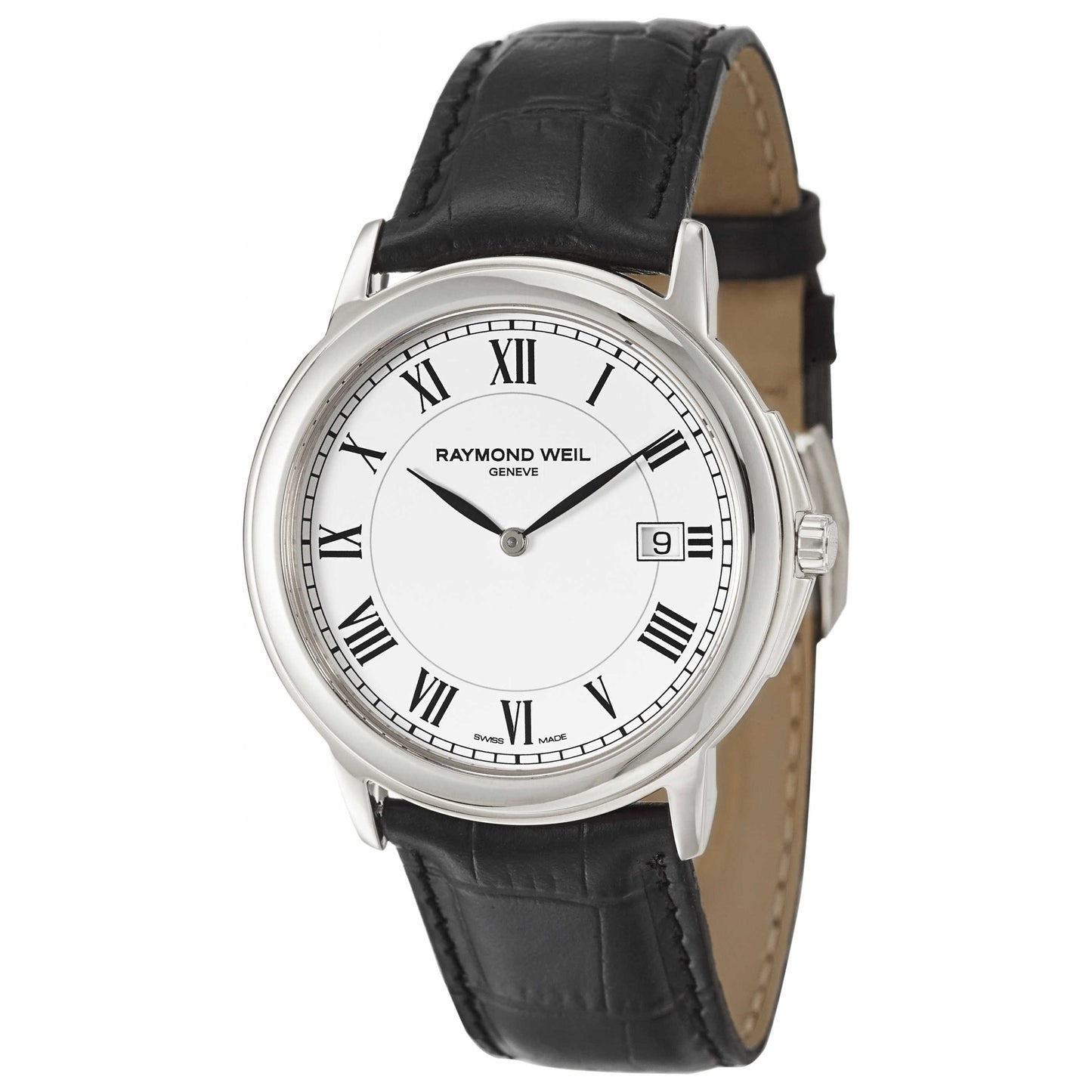 Front view of Raymond Weil Tradition Men's Swiss Quartz (Battery-Powered) Watch 54661-STC-00300