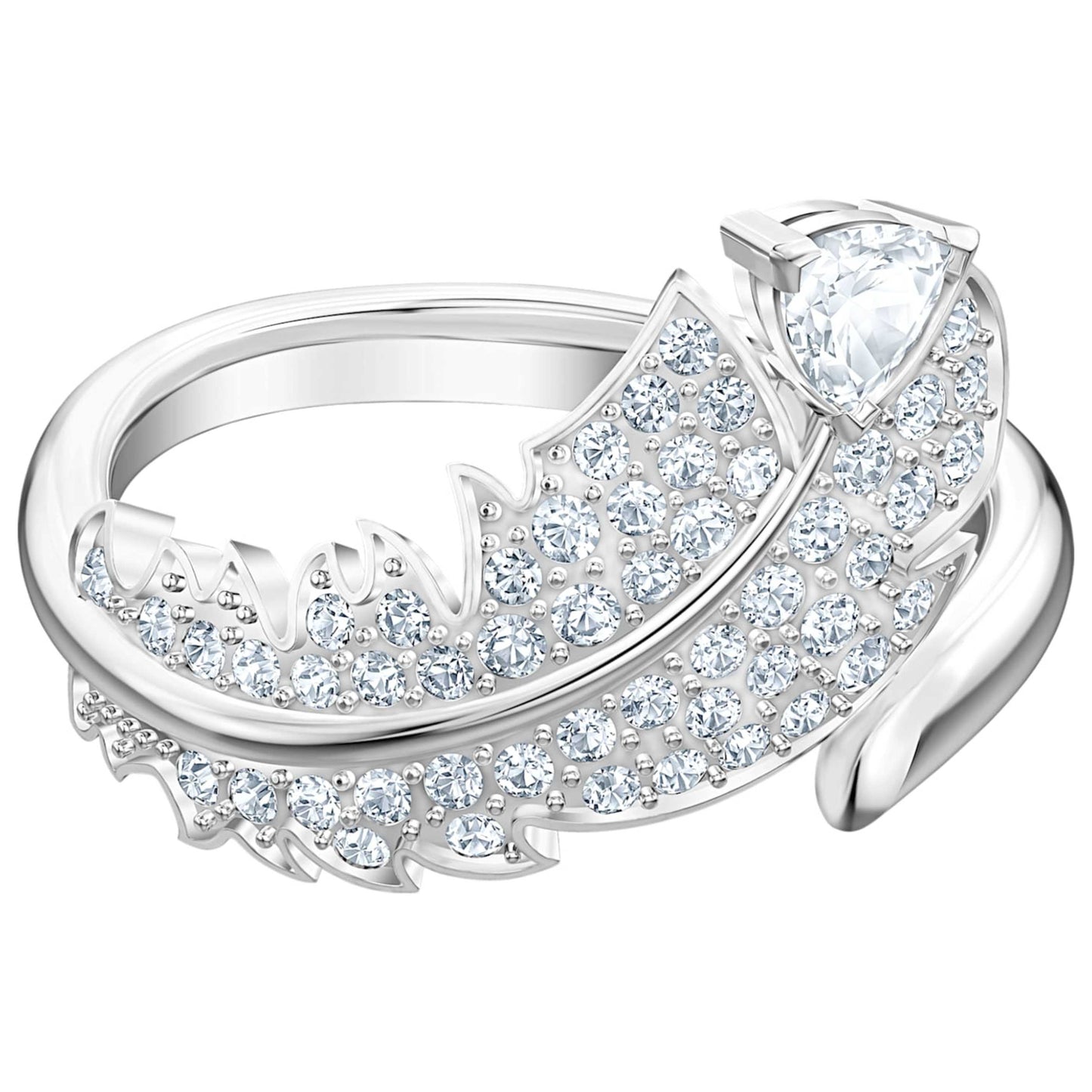 Front view of Swarovski Kirkey Women's Ring 5515017