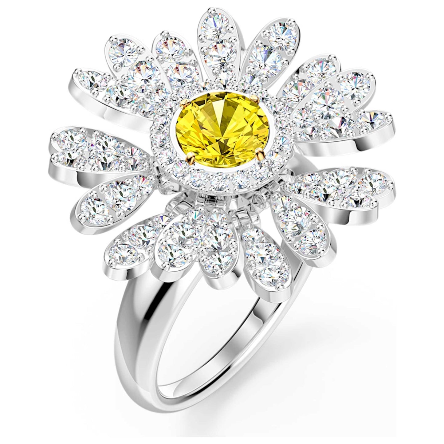 Front view of Swarovski Eternal Flower Women's Ring 5534945
