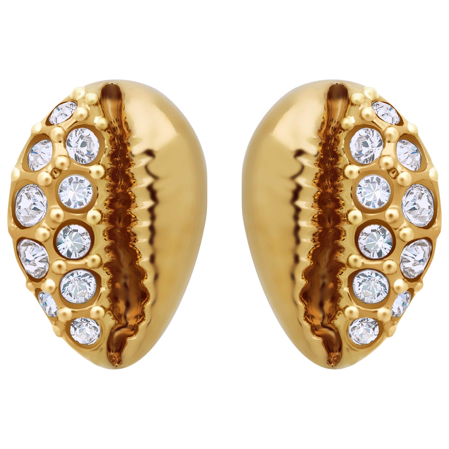 Front view of Swarovski SS Shell Women's Earrings 5537921