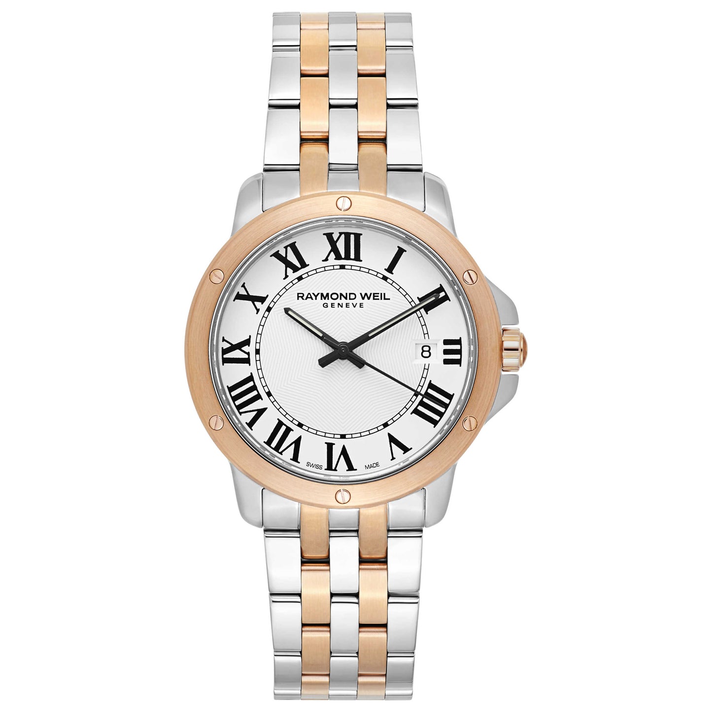 Front view of Raymond Weil Tango Men's Swiss Quartz (Battery-Powered) Watch 5591-SP5-00300