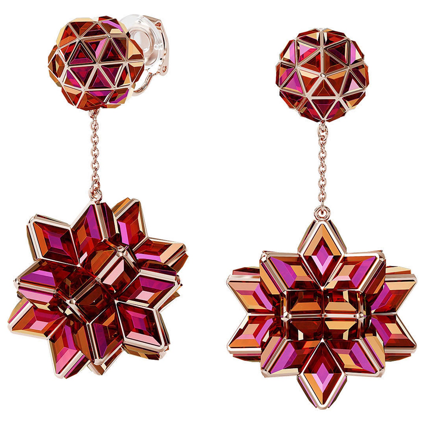 Front view of Swarovski Curiosa Women's Earrings 5618247