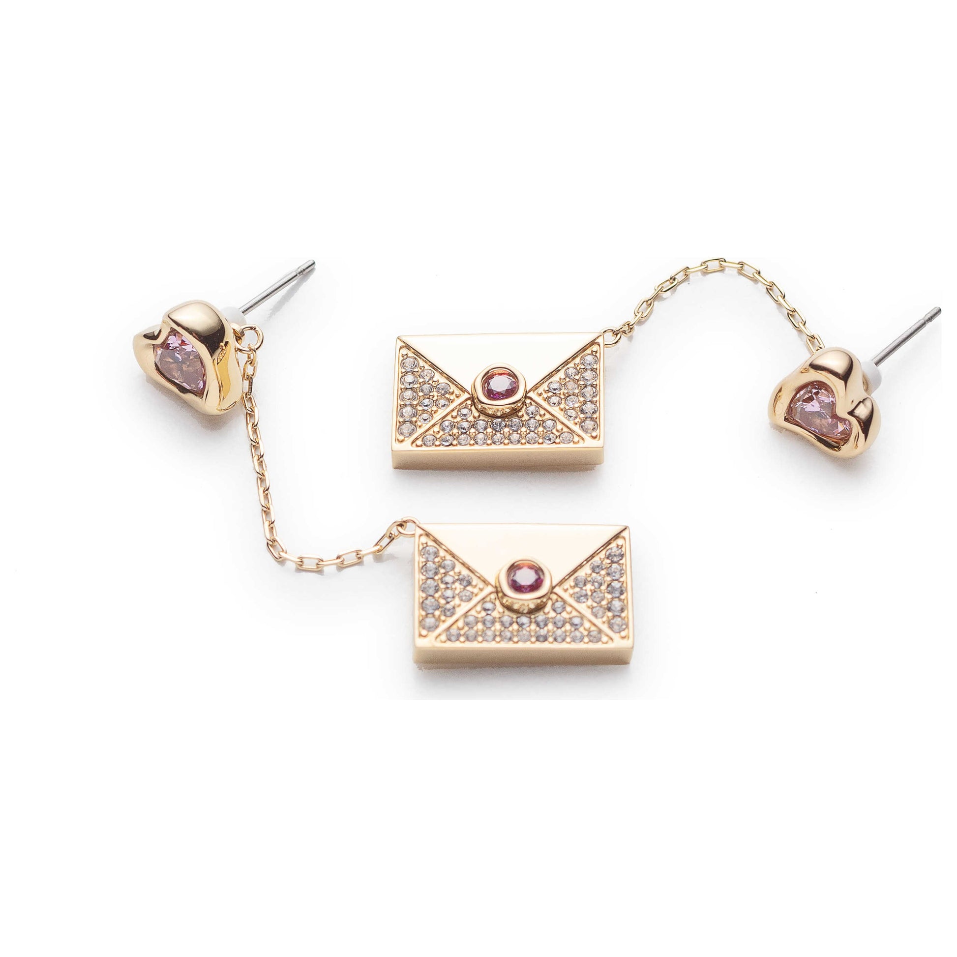 Front view of Swarovski Letra Women's Earrings 5665841