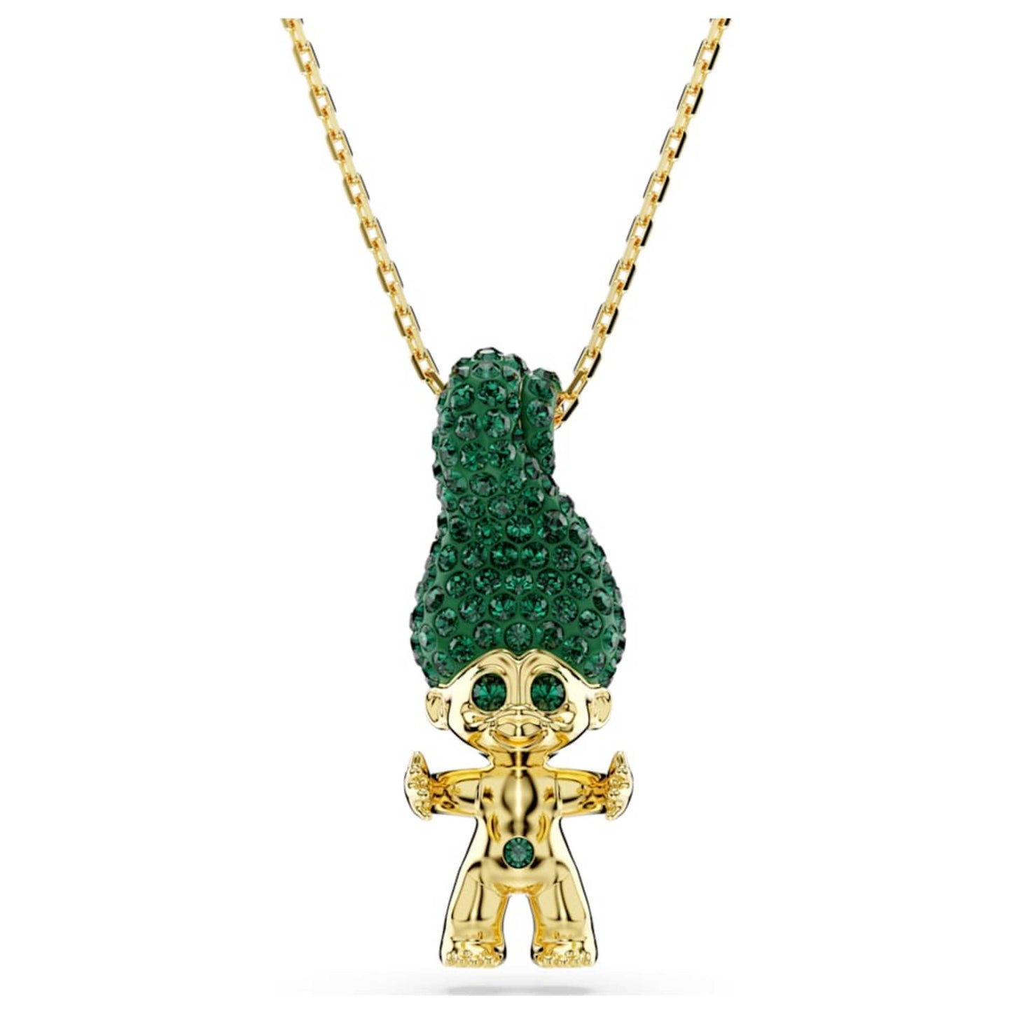 Front view of Swarovski Good Luck Trolls Women's Necklace 5691939