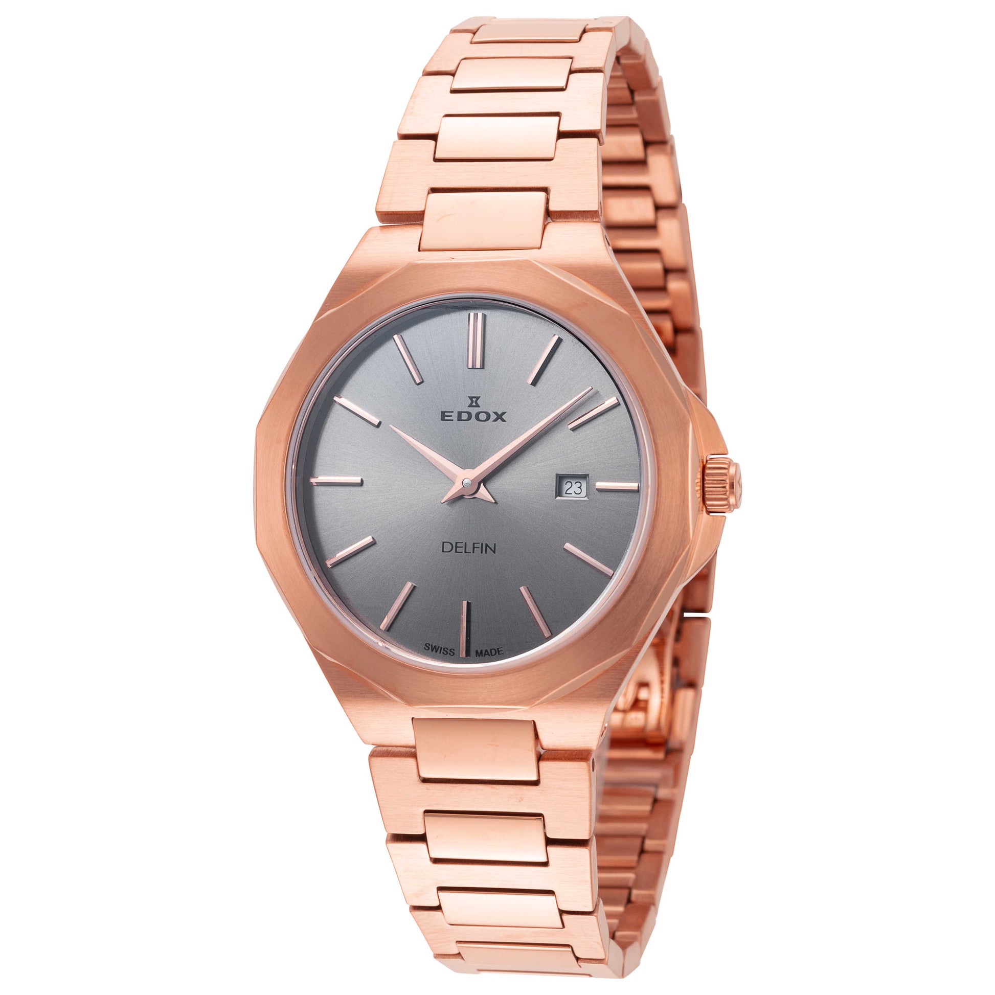 Front view of Edox Delfin Women's Quartz Watch 57005-37RM-GIR